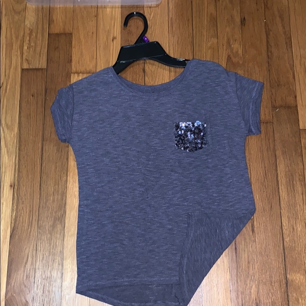 Frey T-shirt with sparkly pocket